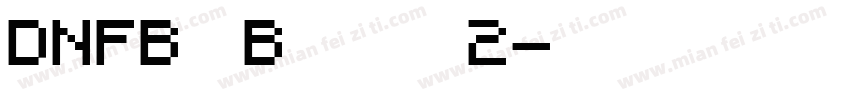 DNFBitBit ver2字体转换